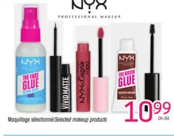 Uniprix NYX Maquillage sélectionné/Selected makeup products offer