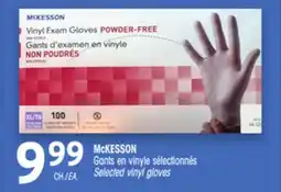 Uniprix McKESSON Gants en vinyle sélectionnés/Selected vinyl gloves offer