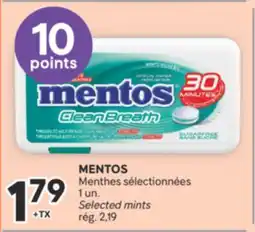 Brunet MENTOS Menthes sélectionnées offer