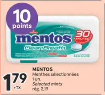 Brunet MENTOS Menthes sélectionnées offer
