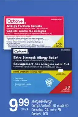 Uniprix Option+ Allergies/Allergy Compr./Tablets, Capsules offer