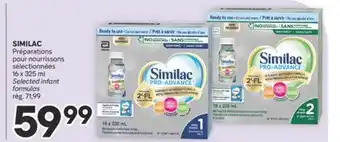 Brunet SIMILAC Préparations pour nourrissons sélectionnées offer