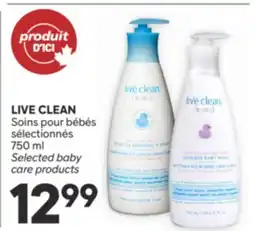 Brunet LIVE CLEAN Soins pour bébés sélectionnés offer