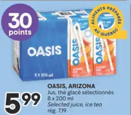 Brunet OASIS, ARIZONA Jus, thé glacé sélectionnés offer