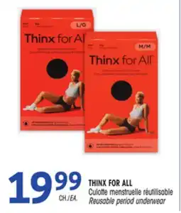 Uniprix THINX FOR ALL Culotte menstruelle réutilisable/Reusable period underwear offer