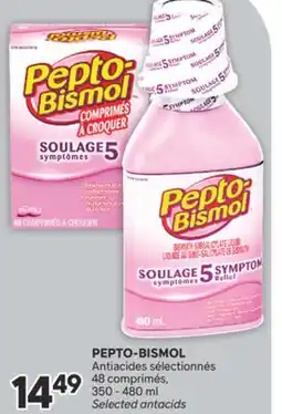 Brunet PEPTO-BISMOL Antiacides sélectionnés comprimés offer