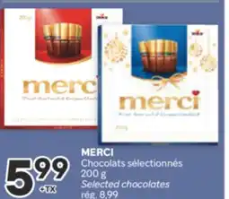 Brunet MERCI Chocolats sélectionnés offer