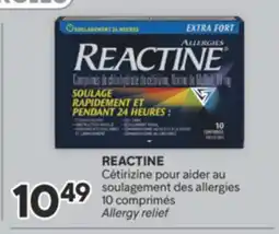 Brunet REACTINE Cétirizine pour aider au soulagement des allergies offer