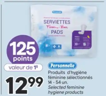 Brunet PERSONNELLE Produits d'hygiène féminine sélectionnés offer