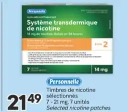Brunet PERSONNELLE Timbres de nicotine sélectionnés offer