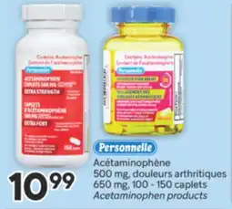 Brunet PERSONNELLE Acétaminophène 500 mg, douleurs arthritiques 650 mg offer
