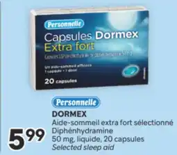 Brunet PERSONNELLE DORMEX Aide-sommeil extra fort sélectionné Diphénhydramine 50 mg offer