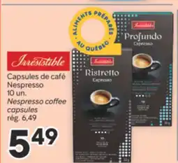 Brunet IRRESISTIBLE Capsules de café Nespresso offer