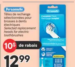 Brunet Personnelle Têtes de rechange sélectionnées pour brosses à dents électriques offer
