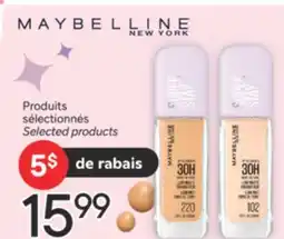 Brunet MAYBELLINE NEW YORK Produits sélectionnés offer
