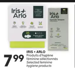 Brunet IRIS + ARLO Produits d'hygiène féminine sélectionnés offer