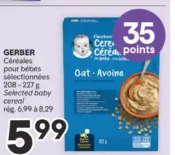 Brunet GERBER Céréales pour bébés sélectionnées offer
