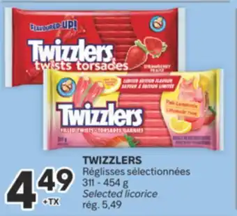 Brunet TWIZZLERS Réglisses sélectionnées offer