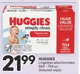 Brunet HUGGIES Lingettes sélectionnées offer