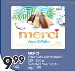 Brunet MERCI Chocolats sélectionnés offer