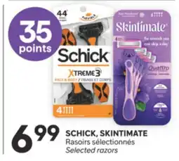 Brunet SCHICK, SKINTIMATE Rasoirs sélectionnés offer