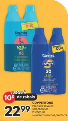 Brunet COPPERTONE Produits solaires sélectionnés offer