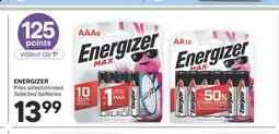 Brunet ENERGIZER Piles sélectionnées offer