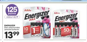 Brunet ENERGIZER Piles sélectionnées offer