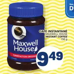 Marché Bonichoix MAXWELL HOUSE INSTANT COFFEE offer