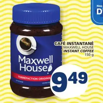 Marché Bonichoix MAXWELL HOUSE INSTANT COFFEE offer