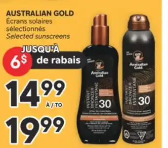 Brunet AUSTRALIAN GOLD Écrans solaires sélectionnés offer
