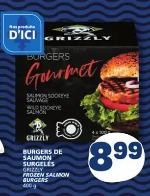 Marché Bonichoix GRIZZLY FROZEN SALMON BURGERS offer