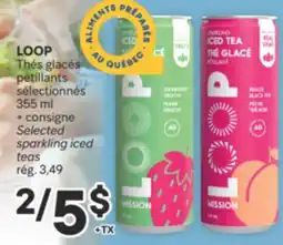 Brunet LOOP Thés glacés pétillants sélectionnés offer