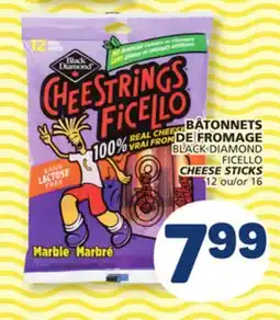 Marché Bonichoix BLACK DIAMOND FICELLO BLACK DIAMOND CHEESE STICKS offer