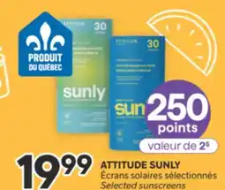 Brunet ATTITUDE SUNLY Écrans solaires sélectionnés offer
