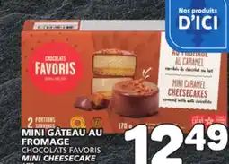 Marché Bonichoix CHOCOLATS FAVORIS MINI CHEESECAKE offer