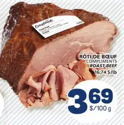 Marché Bonichoix COMPLIMENTS ROAST BEEF offer