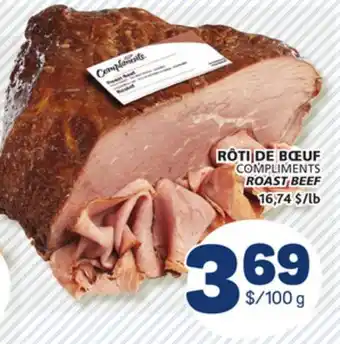 Marché Bonichoix COMPLIMENTS ROAST BEEF offer