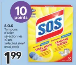 Brunet S. O. S Tampons d'acier sélectionnés un. Selected steel pads offer