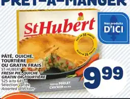 Marché Bonichoix ST-HUBERT FRESH PIE, QUICHE, GRATIN OR TOURTIÈRE offer