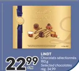 Brunet LINDT Chocolats sélectionnés offer