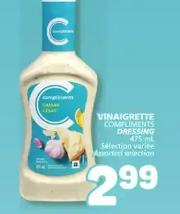 Marché Bonichoix COMPLIMENTS DRESSING offer