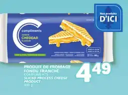 Marché Bonichoix COMPLIMENTS SLICED PROCESS CHEESE offer