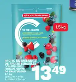 Marché Bonichoix COMPLIMENTS FROZEN FRUITS OR FRUIT BLEND offer