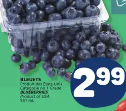 Marché Bonichoix BLUEBERRIES offer