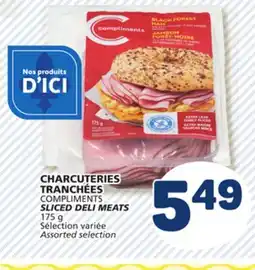 Marché Bonichoix COMPLIMENTS SLICED DELI MEATS offer