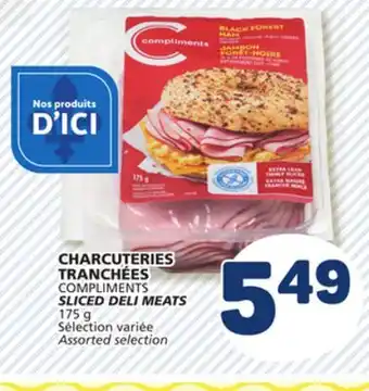 Marché Bonichoix COMPLIMENTS SLICED DELI MEATS offer