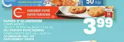 Marché Bonichoix COMPLIMENTS ALUMINIUM FOIL OR ALUMINIUM FOIL OR PARCHEMENT PAPER offer