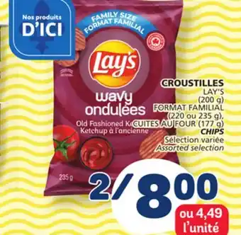 Marché Bonichoix LAY'S 177 CHIPS CHIPS offer