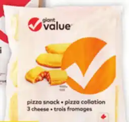 Giant Tiger Giant Value pizza snacks offer